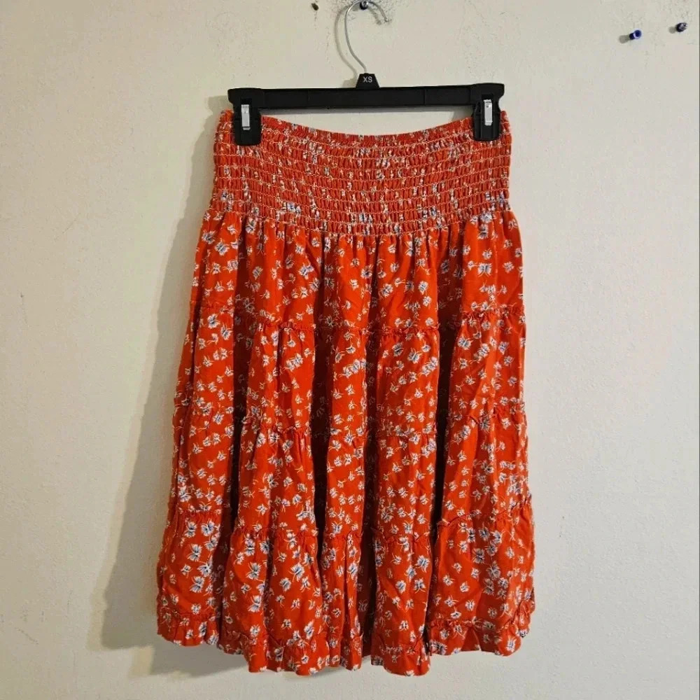 Max Studio Flounce Skirt